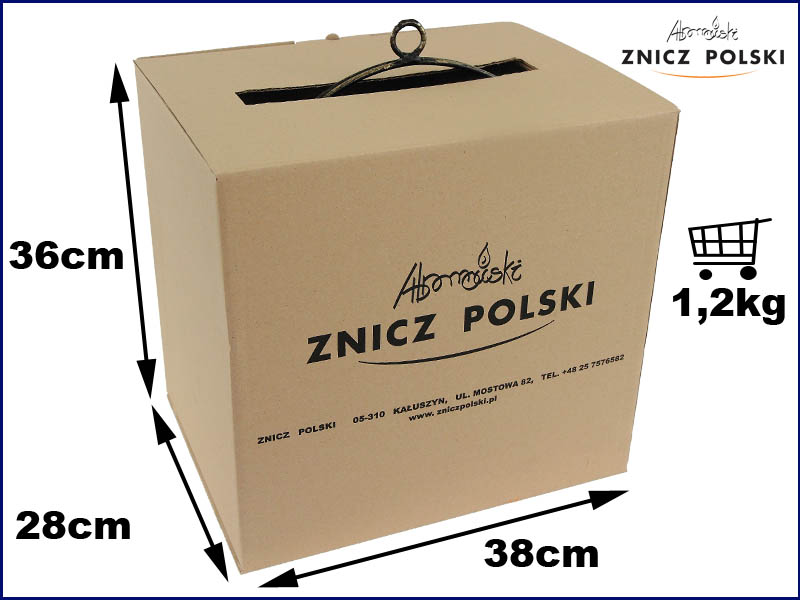Znicz KOSZ KLON złoty