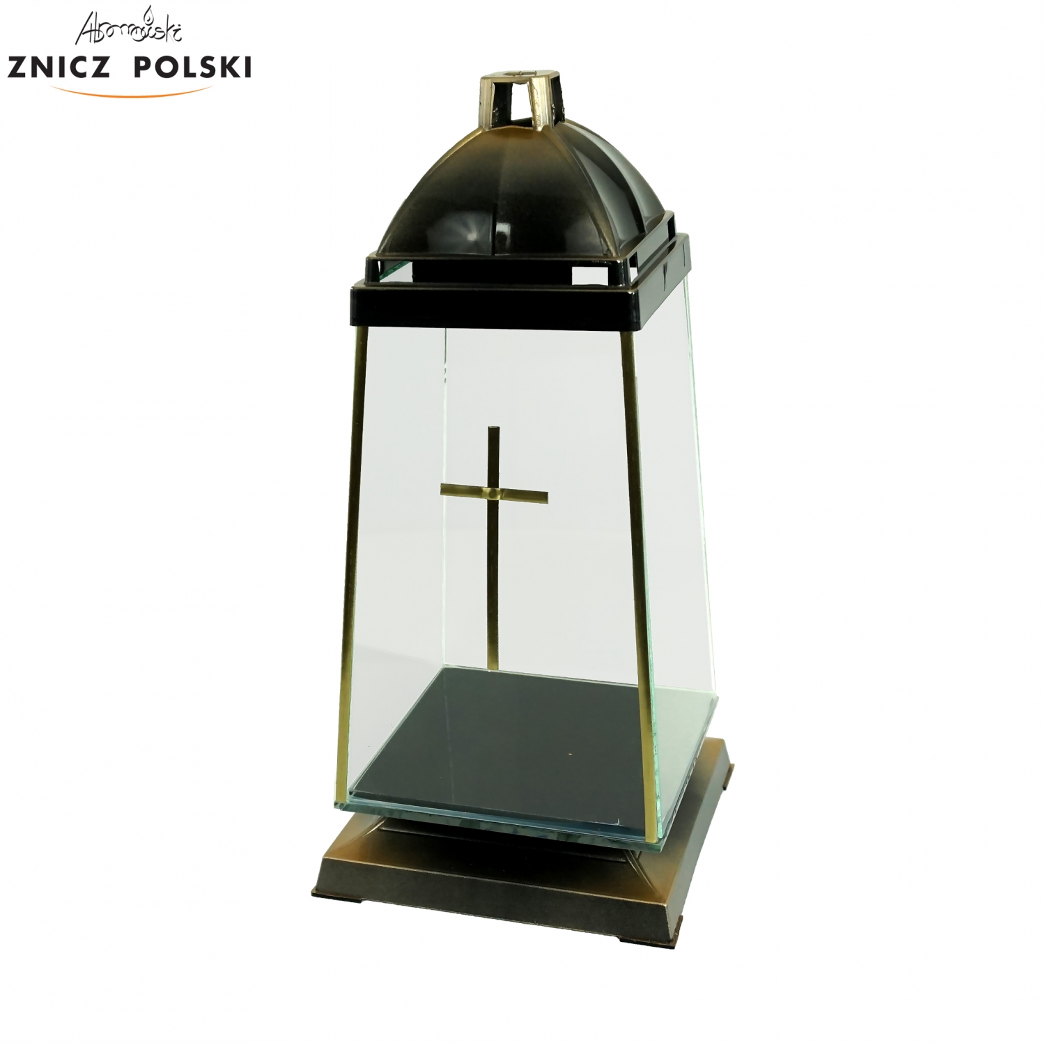Znicz GLASS PIRAMIDA KRZYŻ