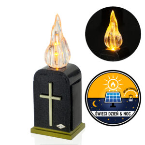 Wkład solarny z KRZYŻEM/NAPISEM 1/24/WZP MEMORIAL