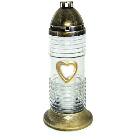 Znicz R44 SERCE złoty