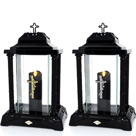 Lampion KATEDRA BAROK czarny
