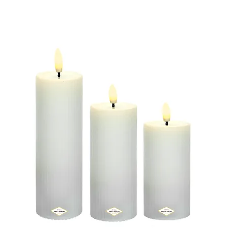 Świeca LED 25/PHN 15 cm KARBOWANA