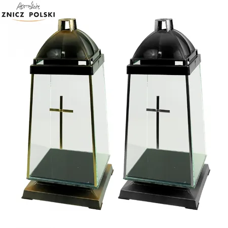 Znicz GLASS PIRAMIDA KRZYŻ