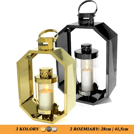 Znicz LATARNIA METALIZOWANA RT5012/R5013